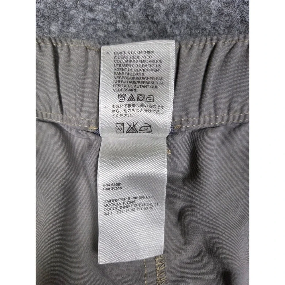 The North Face Convertible Hiking Pants Mens XL Gray Zip Off Cargo Trekking - Picture 4 of 12